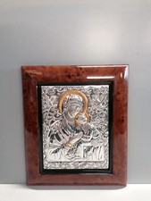 Quadro Sacro in Argento, Bomboniera . Ag 925