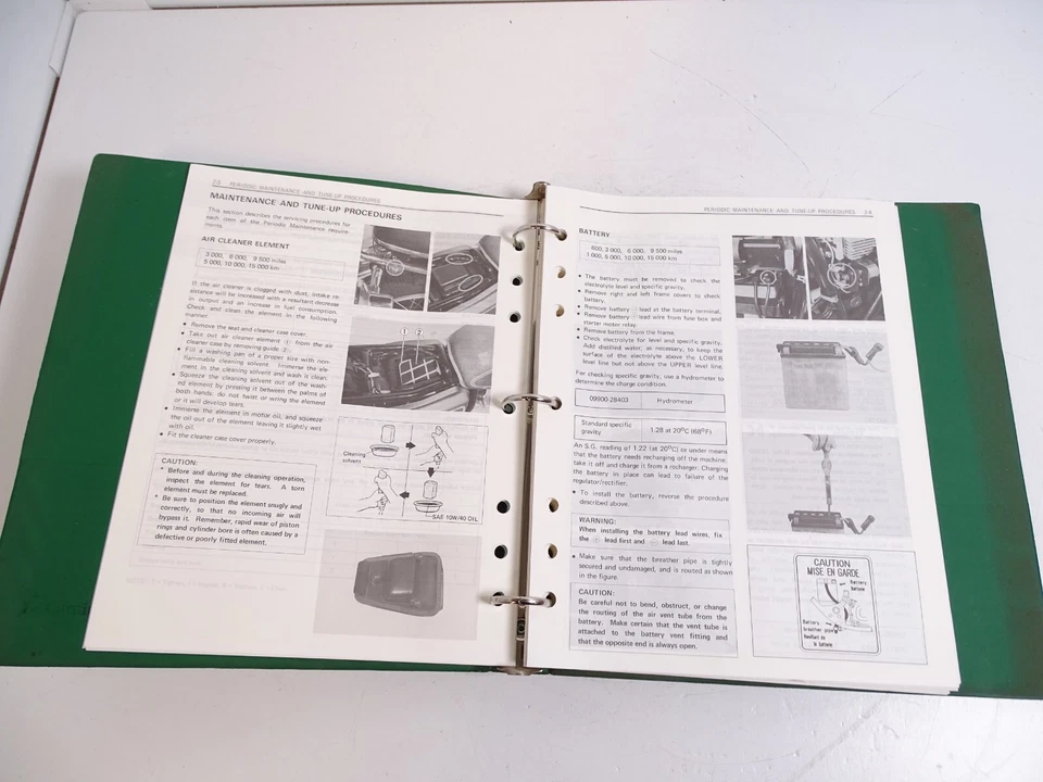 Manual de servicio Suzuki OEM GS250T 99500-32013-03E Foto 4 de 4