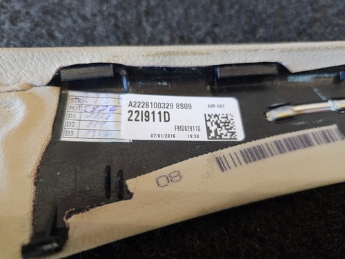 ✔MERCEDES W222 S63 S550 TABLERO DELANTERO CENICERO COMPARTIMENTO TAPA OEM - Imagen 5 de 7