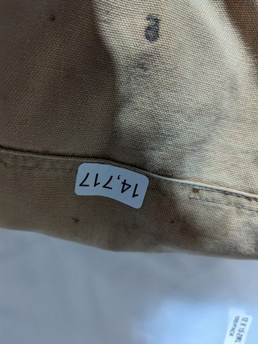 Vintage Carhartt Double Knee Overalls Mens 40x30 Insulated Duck Canvas USA 38x29 - Picture 21 of 21