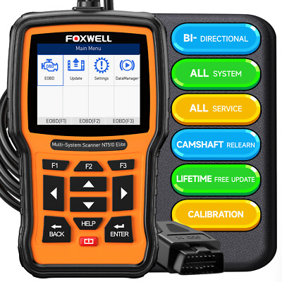 Foxwell NT510 Elite for DAIHATSU Bidirectional OBD2 Scanner Diagnostic A/T Oil