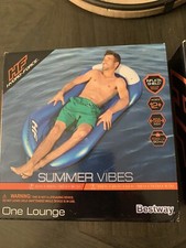 Bestway Float Hydro-Force Summer Vibes Lounge Pool Float 12 Years An Up