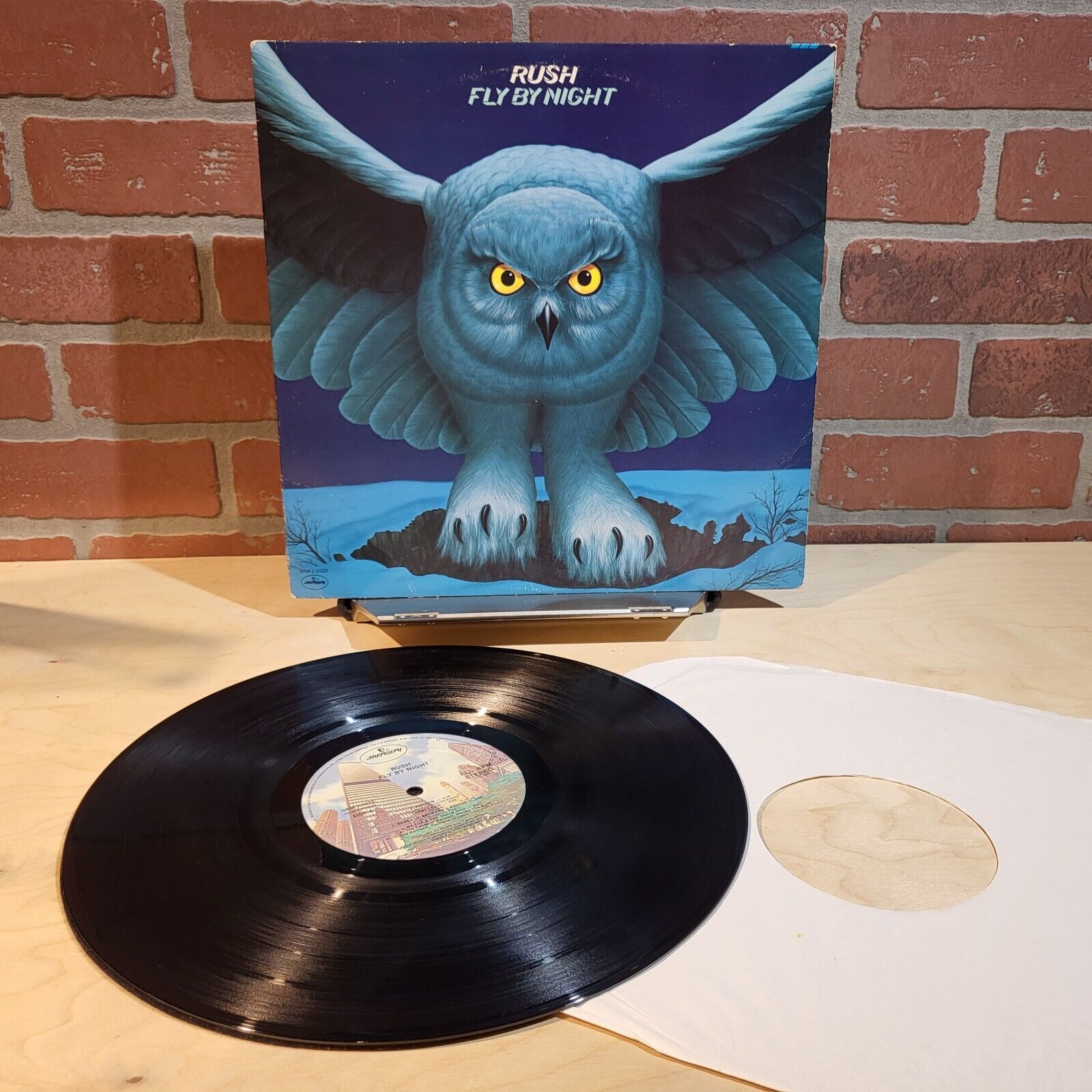 Rush  Fly By Night  1975 Pressing LP  Penguin Yard Sale