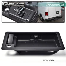 Rear Cargo Door Handle & License Plate Tag Bracket Fit For Ford Van