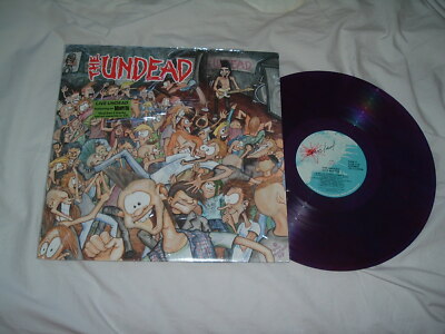 THE UNDEAD Live Slayer '91 ex-MISFITS PURPLE vinyl SHRINK !!! + Hype Sticker !! 