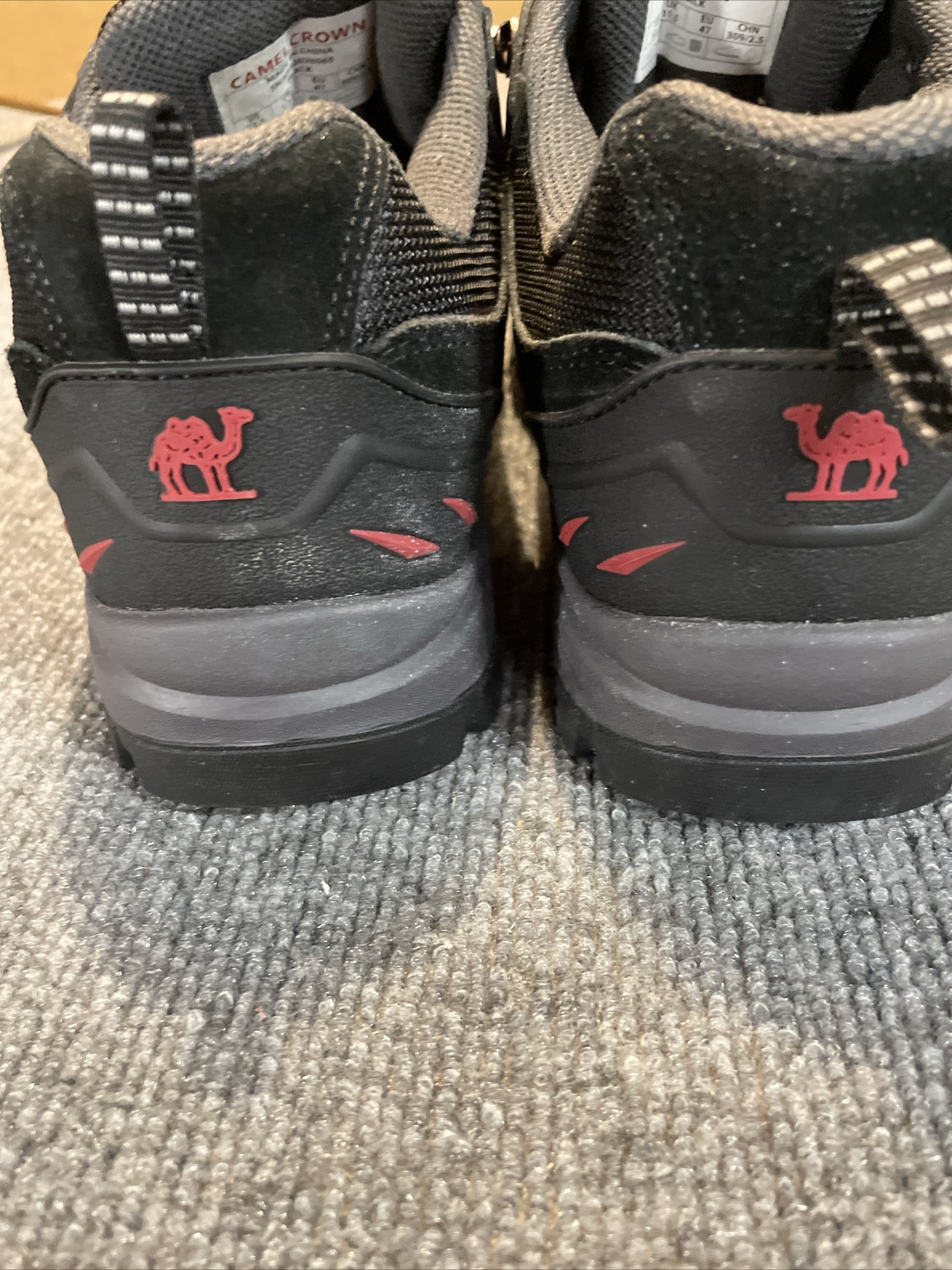 Camel Crown Size 12.5 Black Hiking Shoes