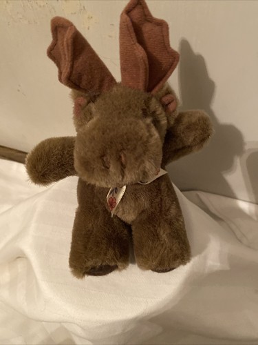 Plush Moose "Mini Moose" Stuffed Animal Toy Small 5.5 Inches Tall - Picture 2 of 8