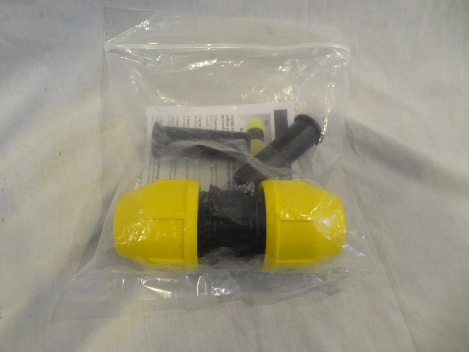Home-Flex 18-429-010 Underground 1" COUPLER for IPS Poly Gas Pipe(SDR 11) Yello - Image 4 of 4