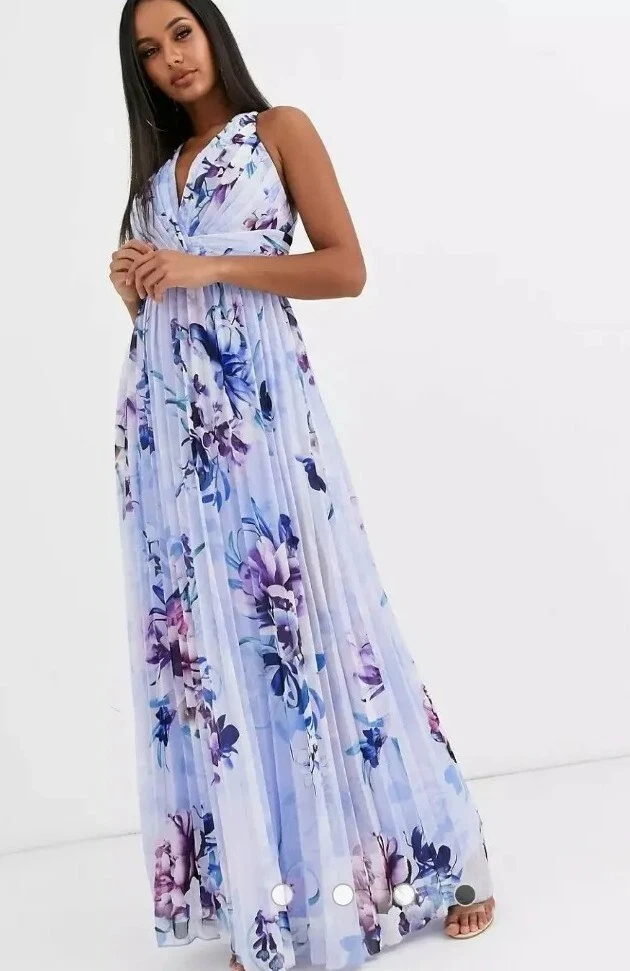 Lipsy pleated maxi clearance dress