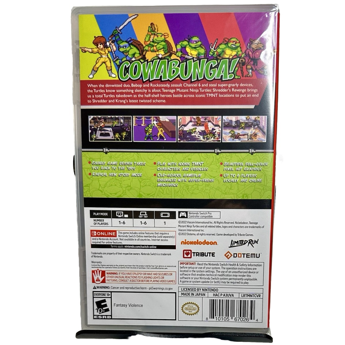 Nintendo Switch Teenage Mutant Ninja Turtles Shredder's Revenge