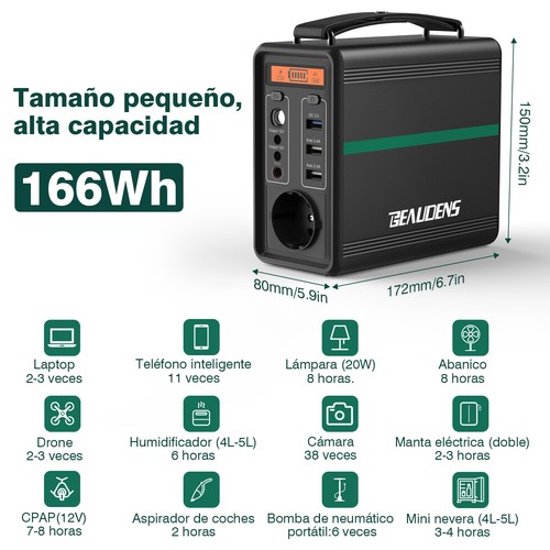 1000W Solar Generator 518Wh Power Station Energieversorgung Mit 100W Solarpanel - Bild 36 von 115