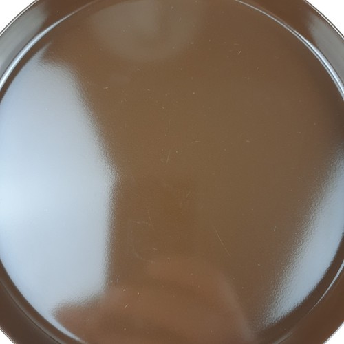 4 Oblique by PMC Dark Brown 6.5" Stackable high rim Salad Plates H7 USED - Picture 3 of 15
