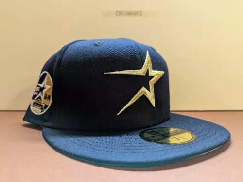 Hat Club 59FIFTY Houston Astros 35th Navy Metallic Gold Grey UV 7 1/2