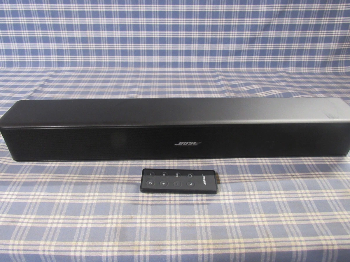 Bose Solo TV Speaker 418775 with Remote & Cables (Excellent