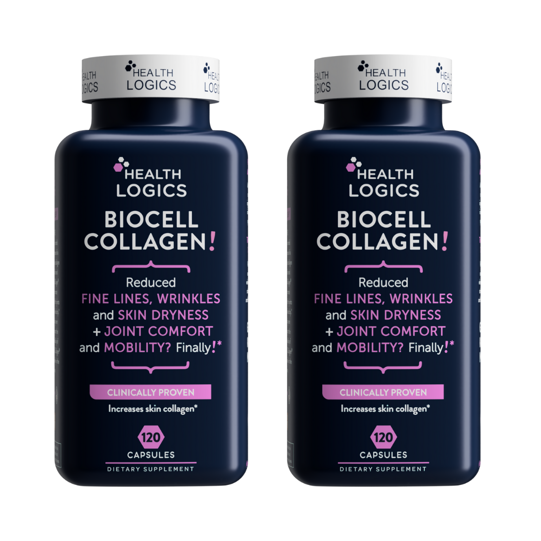 Health Logics Joint & Skin Care Supplements BioCell Collagen NSF
