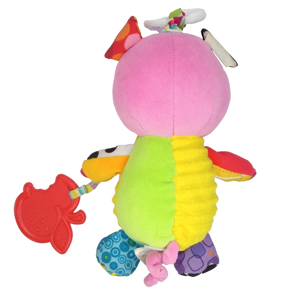 Juguete de peluche Lamaze Baby cerdo para apretar Olly Oinker desarrollo sensorial clip edad 0+ Foto 2 de 4
