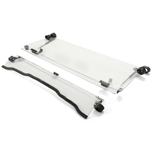 For 2015+ Kawasaki Mule Pro FXT FX DX 2-in-1 Flip Windshield Scratch Resistant - Picture 10 of 21