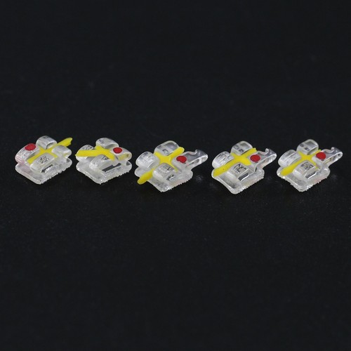 Dental Kieferorthopädische Saphir Brackets Roth MBT 022 345 Haken Monokristalline Brace - Bild 62 von 69