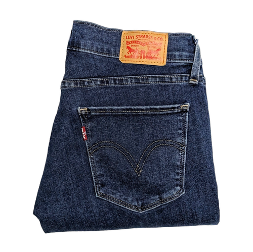 Levi's 529 Curvy Bootcut Jeans Womens 30 Mid Rise Medium Comfort Stretch Denim
