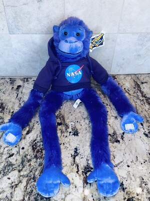 The Petting Zoo NASA SPACE MONKEY HANGING LONG 18  Stuffed Animal Plush Doll