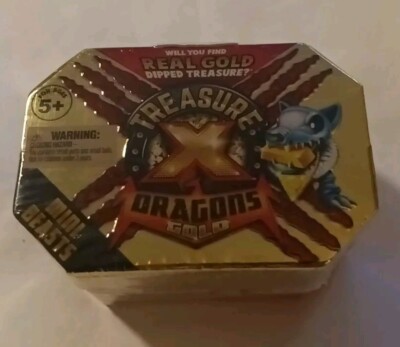 Treasure X Dragons Gold Mini Beasts Dig Build By Moose Toys