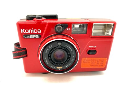 Konica C 35 EF 3 rot Konica Hexanon 1:2,8/35 mm