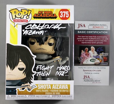 CHRISTOPHER WEHKAMP SIGNED SHOTA AIZAWA FUNKO POP MY HERO