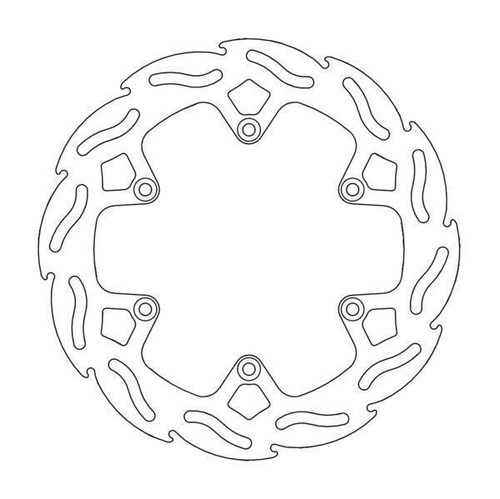 MotoMaster 110218 KTM 450 SX-F 2007-2017 Rear Flame Brake Disc Rotor - Picture 4 of 4
