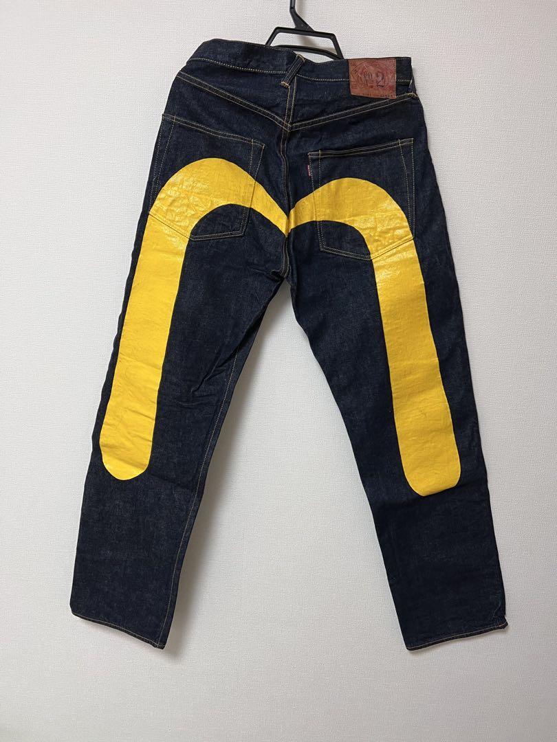 EVISU Yellow Daikoku Denim 32-35 LOT 2001 No.2 | eBay