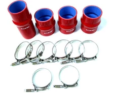 Heavy Duty RED Intercooler Boot Kit For 03-07 06 Dodge Ram Cummins 5.9L Diesel