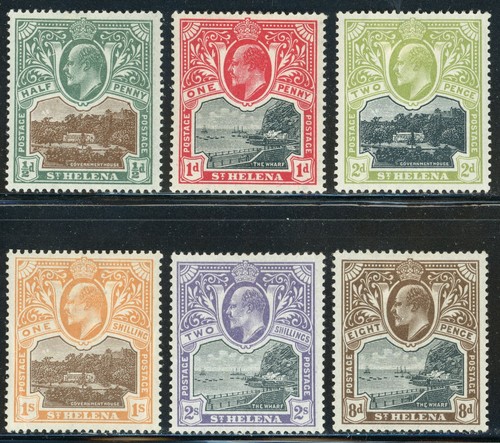 St Helena   1903 Scott # 50-55    Mint Hinged Set - Picture 1 of 2