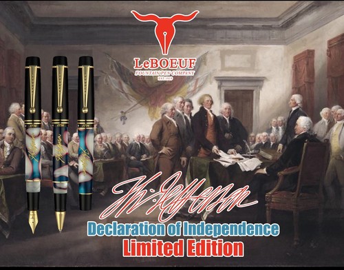 Brand New LeBOEUF Thomas Jefferson Limited Edition Fountain Pen F or M - Picture 6 of 6