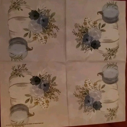 Thanksgiving Napkins - Cocktail-sized. Most In Wrapper - Picture 9 of 9