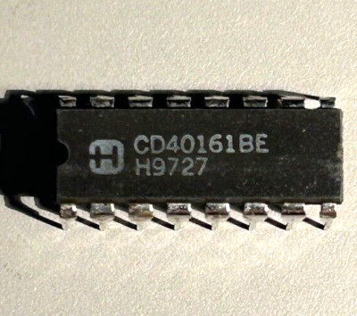 CD40161BE (Lot of 20) CMOS Synch 4-Bit Binary Counter with Asynchronous Clear