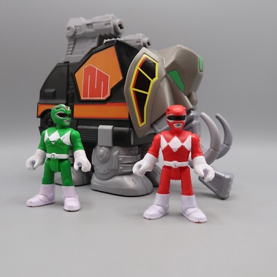 Imaginext Power Rangers Mastodon Zord Figure w Rangers Fisher Price Mattel