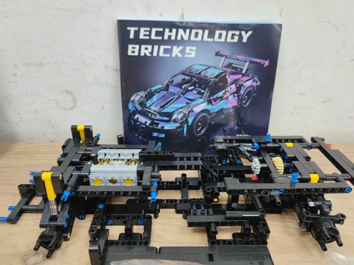 1580 PCS Technical Porche 911 Sport Car Model Set Blocchi Costruzioni Auto da Corsa - Foto 6 di 7