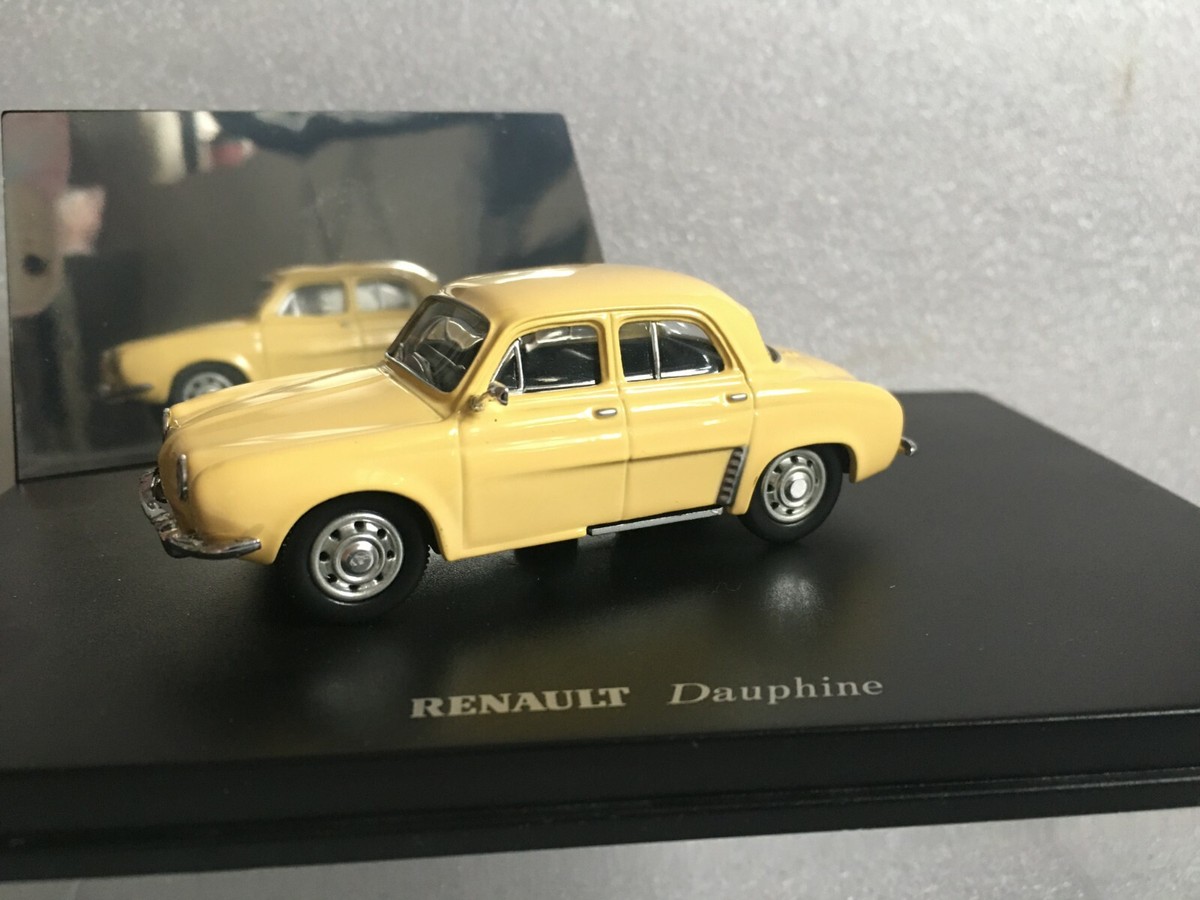 Miniature Renault Dauphine Jaune – Universal Hobbies 1/43 – Collection