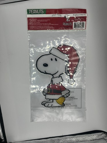 Christmas Snoopy 7inch Window Decal (2011 Peanuts) - Picture 2 of 5