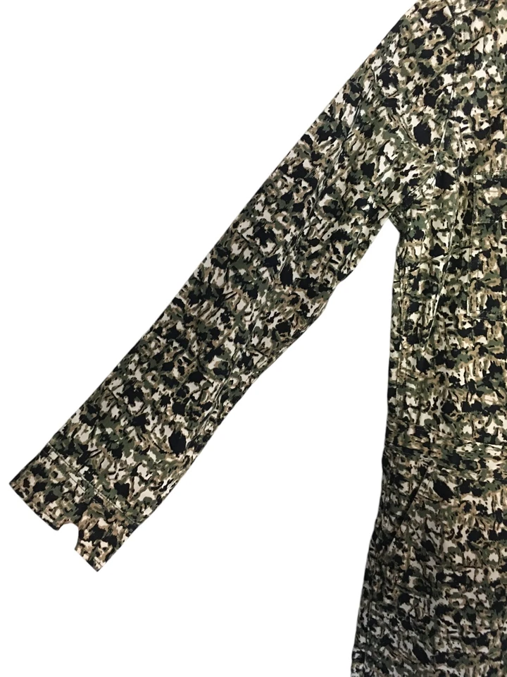 Mono para mujer BP + Wildfang talla XS verde camuflaje mezcla de algodón denim Foto 3 de 4