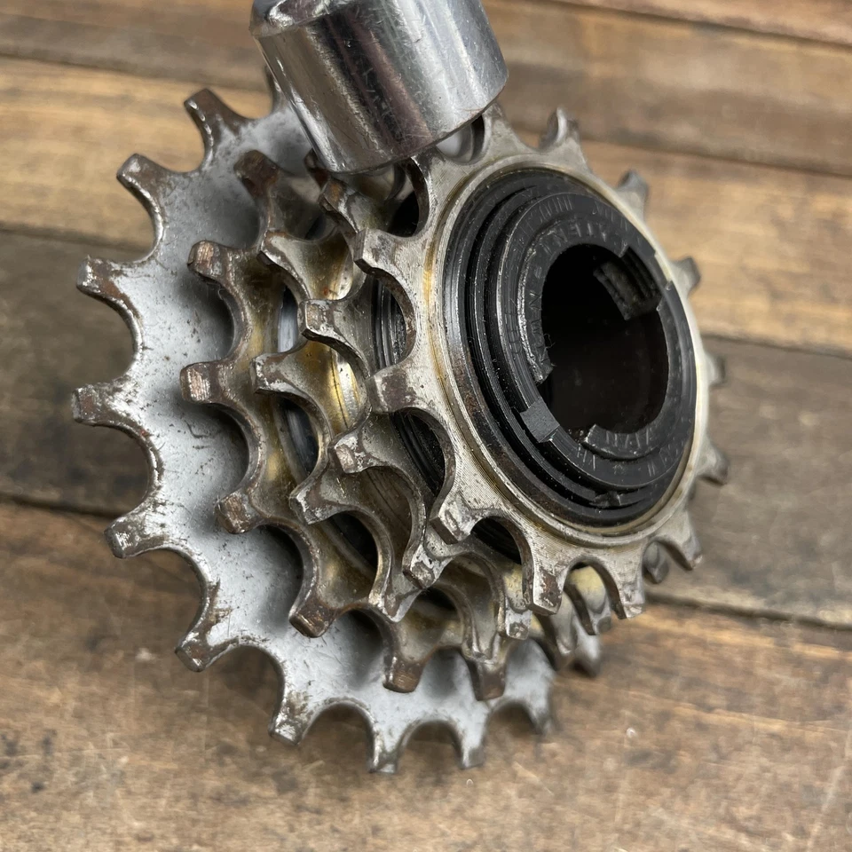 Vintage SunTour 5 Velocidades Roda Livre 21t 13-21 Conjunto de Engrenagem de Bicicleta com Rosca Fabricado no Japão - Imagem 2 de 4