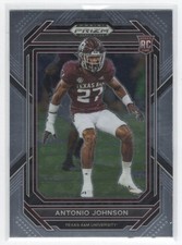 2023 Panini Prizm Draft Picks Antonio Johnson Rookie Texas A&M Aggies #182
