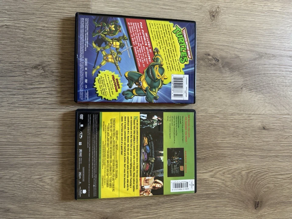 TEENAGE MUTANT NINJA TURTLES THE ORIGINAL 1990 DVD TMNT + COWABUNGA CLASSICS LOT - Image 3 of 3