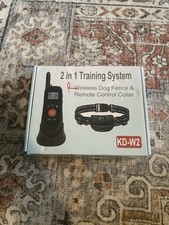 Wireless Dog Fence, 2 in 1 Electric Fence  Training Collar with Smart Magnet...