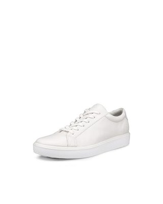 ECCO WOMEN'S SOFT 60 PREMIUM SNEAKERS - SIZE: WOMEN'S 9 (AU/UK M7) (EU 40) White