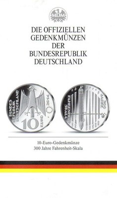 10   2014 - 300 Jahre Fahrenheit - Skala - Zertifikat