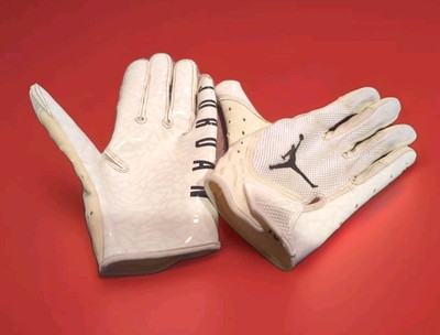 Nike Air Jordan Jumpman Vapor Batting Gloves White Baseball