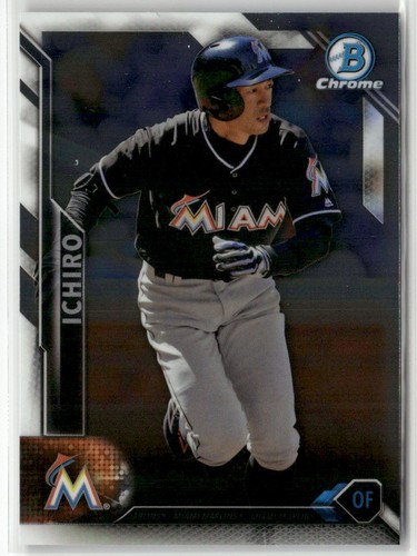 2016 Bowman Chrome Ichiro [Gold Refractor] #37 card