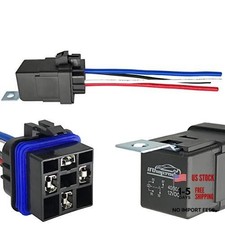 4-pin 40/30AMP 12V DC Waterproof Relay with Heavy Duty 1 relay without diode