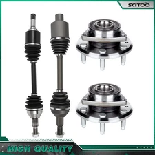 Front CV Axle Shaft + Wheel Hub Bearing For Buick Enclave 2008 2009 2010-2017