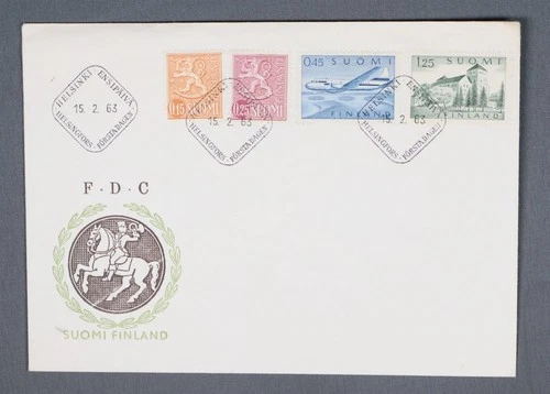 MayfairStamps Finland FDC 1963 Building 1.25 First Day Cover aaw_39973